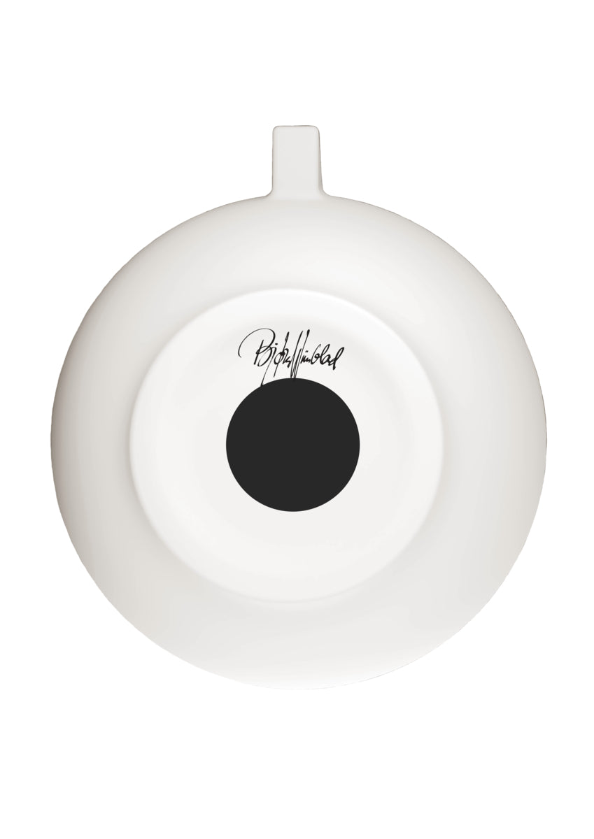 Olga lysestage, gul - H9 cm